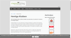 Desktop Screenshot of hemligaklubben.nu