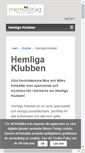 Mobile Screenshot of hemligaklubben.nu